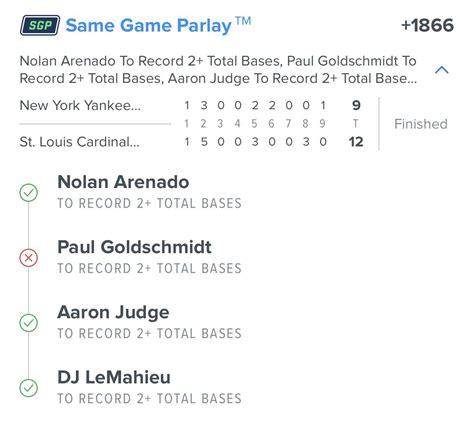 to record 2+ bases fanduel